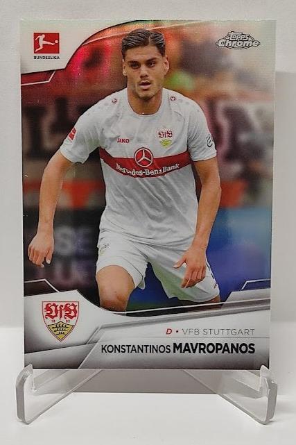 2022-23 Topps Chrome Refractor Konstantinos Mavropanos Stuttgart #91