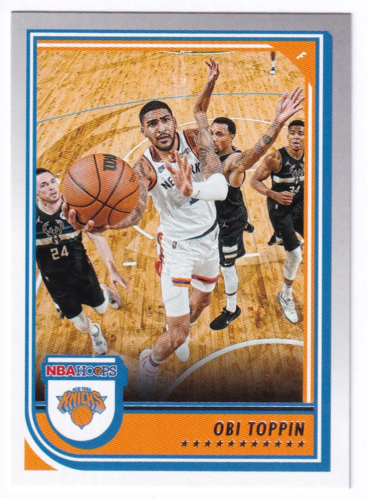 2022-23 Panini Hoops Obi Toppin Knicks #21