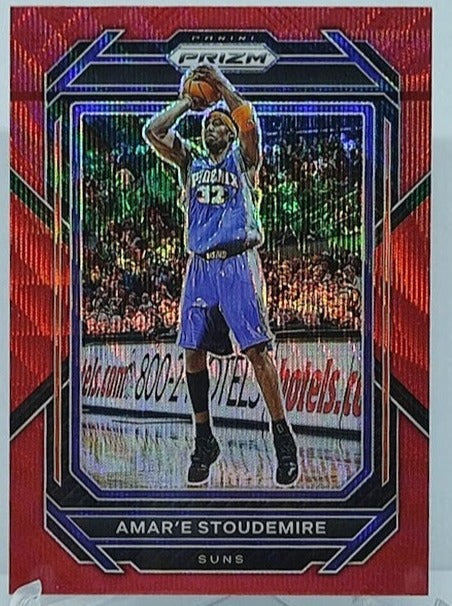 2022-23 Panini Prizm Red Wave Prizm Amar'e Stoudemire Suns #287