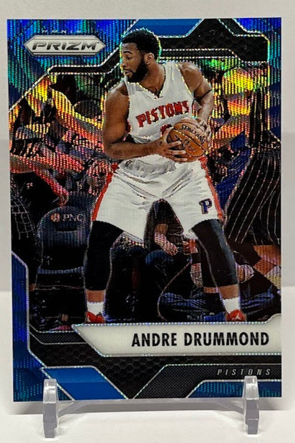 2016-17 Panini Prizm Blue Wave Prizm Andre Drummond Pistons 53/99 #201