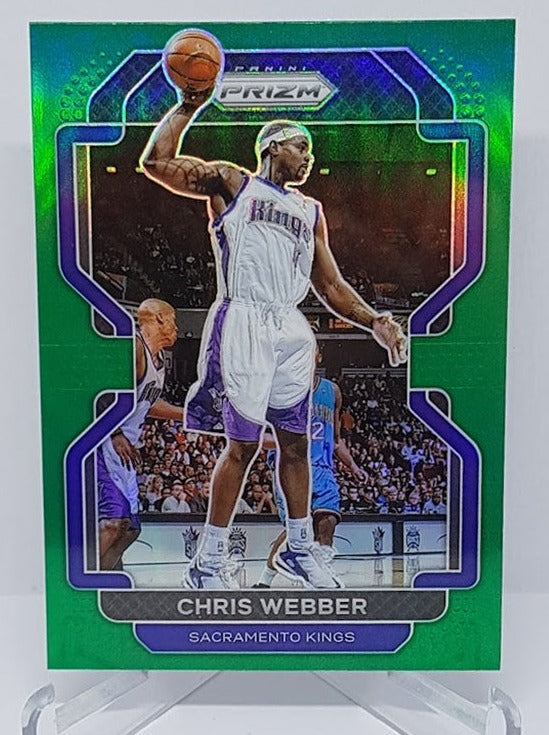 2021-22 Panini Prizm Green Chris Webber Sacramento #263