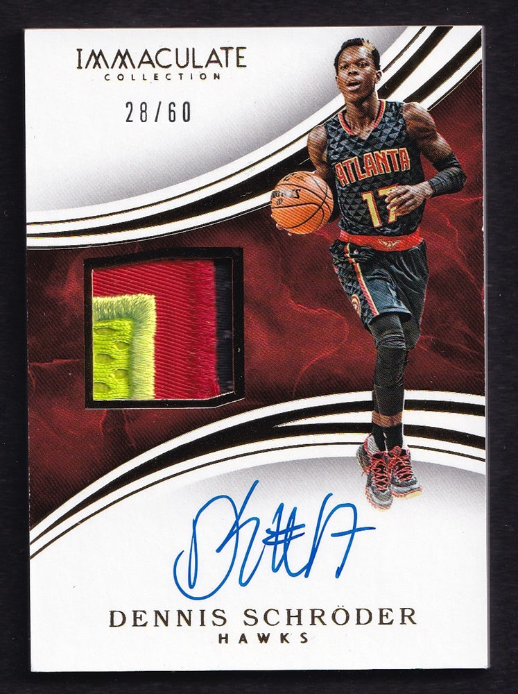 2015-16 Panini Immaculate Dennis Schröder 28/60 *2