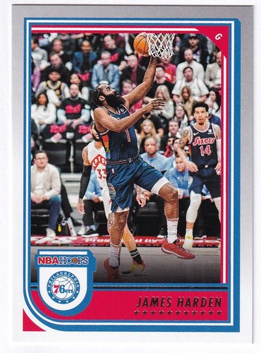 2022-23 Panini Hoops James Harden 76ers #29