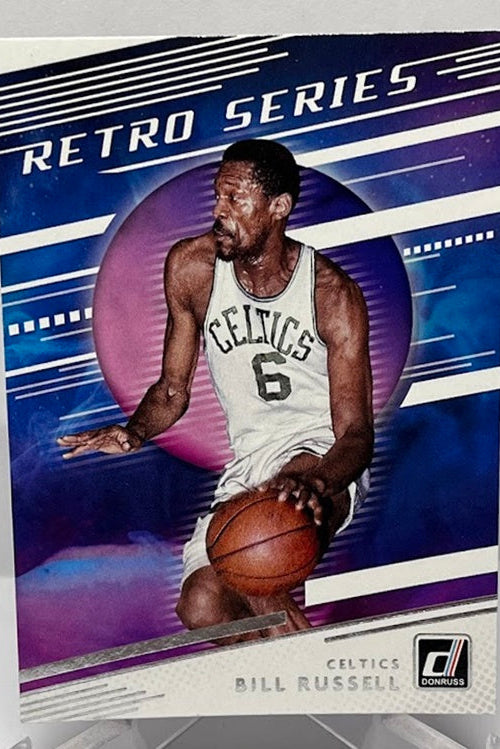 2020-21 Panini Donruss Retro Series Bill Russell Boston Celtics #13