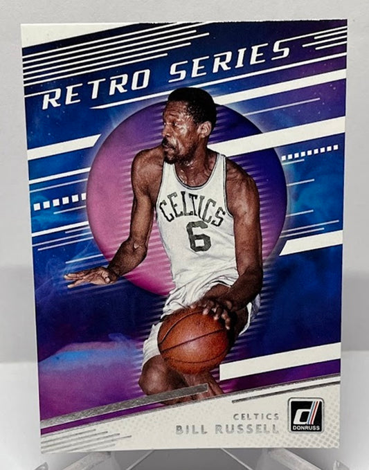 2020-21 Panini Donruss Retro Series Bill Russell Boston Celtics #13