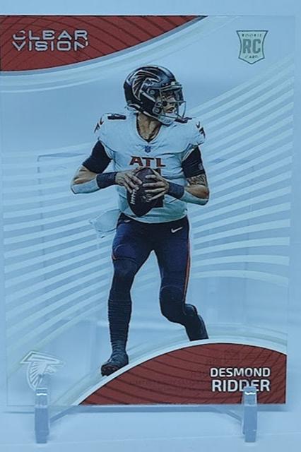 2022 Panini Chronicles Clear Vision RC Desmond Ridder Falcons *1