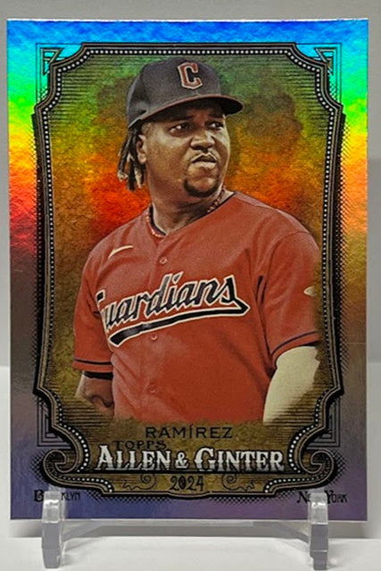 2024 Topps Allen & Ginter Jose Ramirez Guardians #123