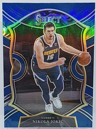 2020-21 Panini Select Silver Prizm Nikola Jokic Nuggets #58