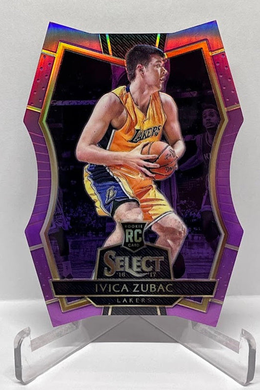 2016-17 Panini Select Prizm RC Ivica Zubac Lakers 61/99 #114