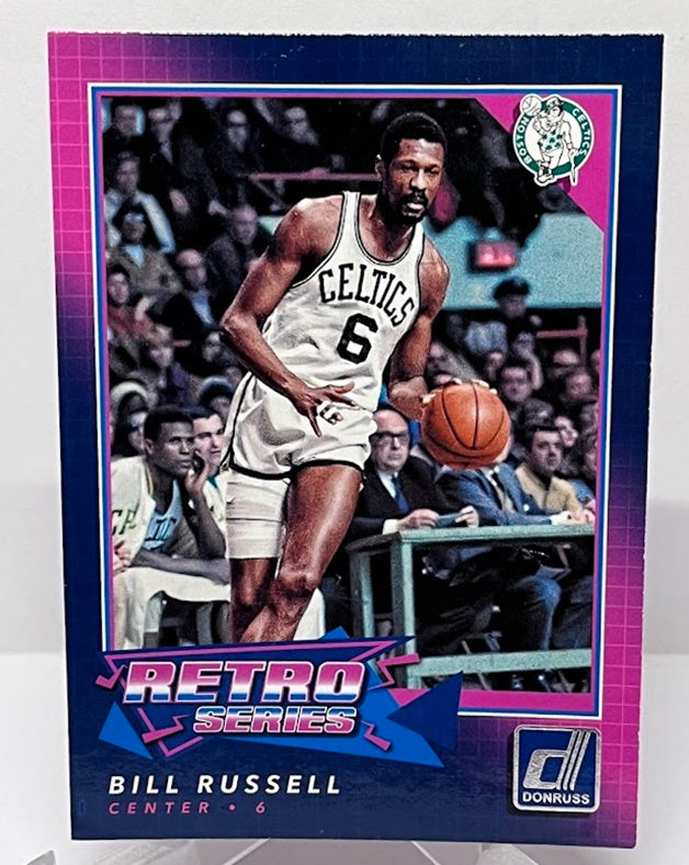 2017-18 Panini Donruss Retro Series Bill Russell Boston Celtics #3