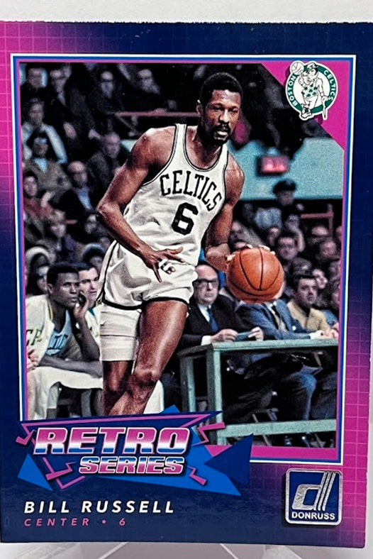 2017-18 Panini Donruss Retro Series Bill Russell Boston Celtics #3
