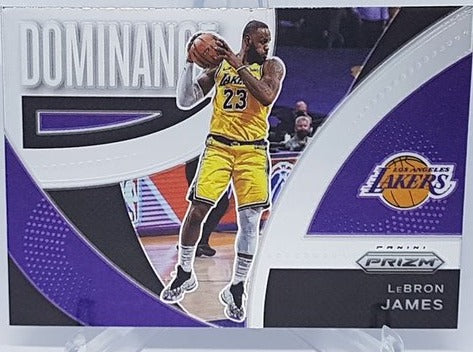 2021-22 Panini Prizm Dominance Lebron James Lakers #6