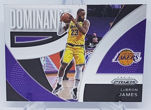 2021-22 Panini Prizm Dominance Lebron James Lakers #6