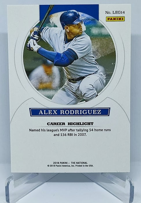 2018 Panini The National Legends Rapture Alex Rodriguez 031/299