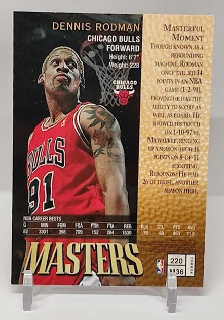 1997-98 Topps Finest Masters Dennis Rodman Bulls *2