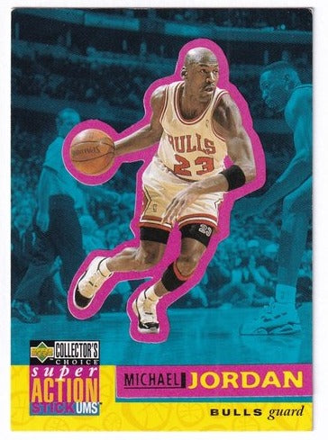 1996 Upper Deck Collectors Choice Sticker Michael Jordan Chicago Bulls