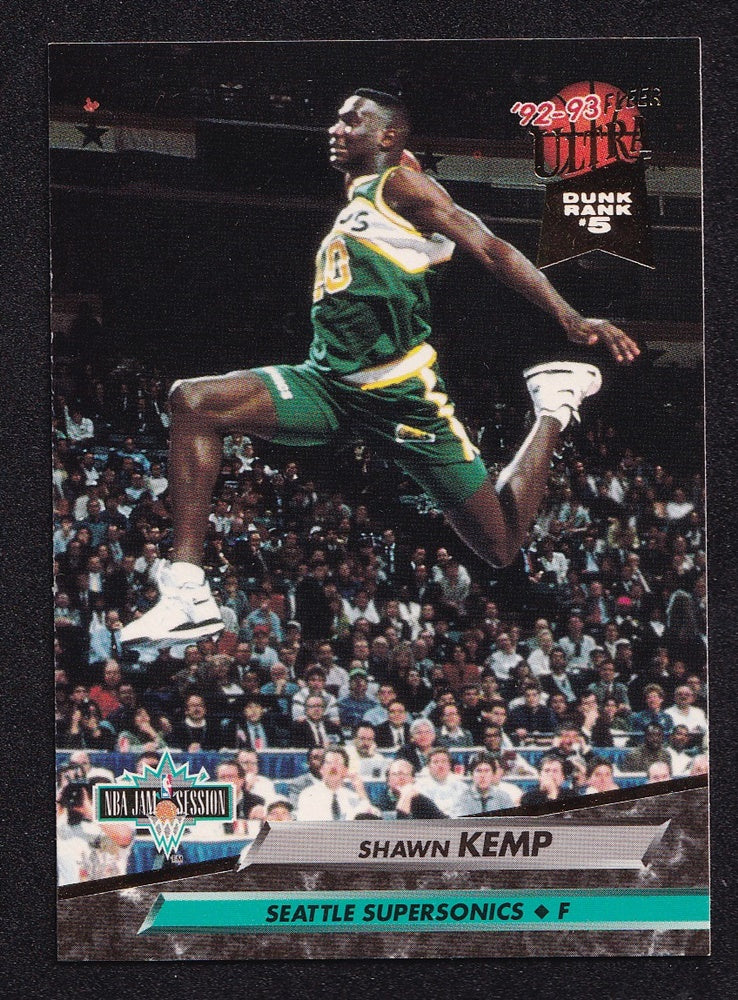 1992-93 Fleer Ultra Jam Session Shawn Kemp Supersonics #205 *2