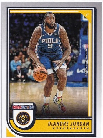 2022-23 Panini Hoops DeAndre Jordan 76ers #35