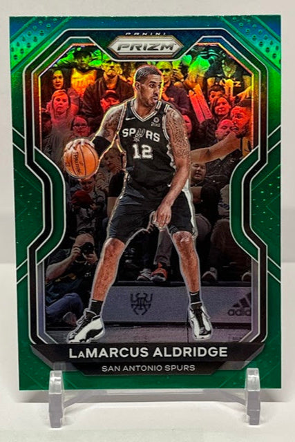 2020-21 Panini Prizm Green LaMarcus Aldridge Spurs #104