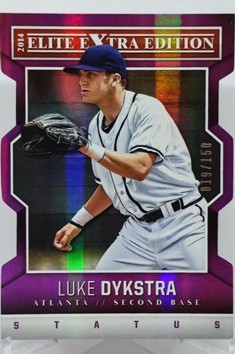 2014 Panini Elite Extra Edition Status Luke Dykstra Atlanta 019/150 #8