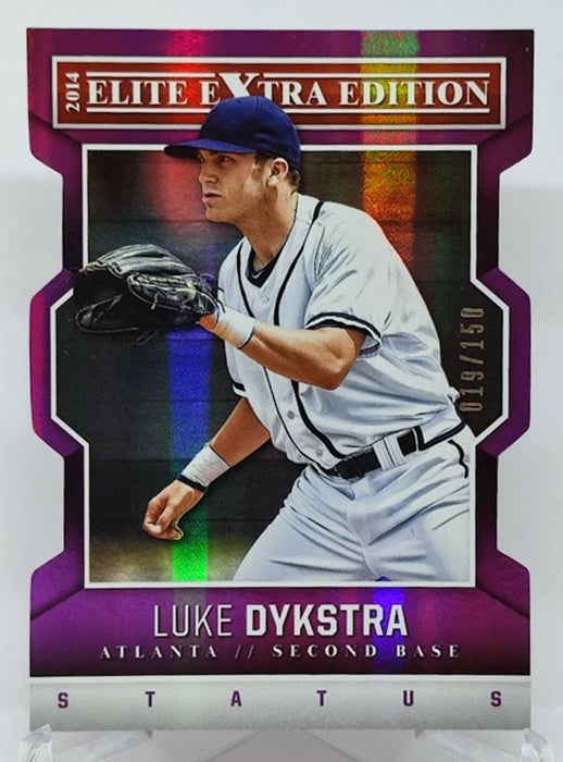 2014 Panini Elite Extra Edition Status Luke Dykstra Atlanta 019/150 #8