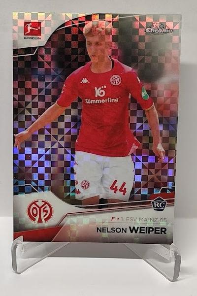 2022-23 Topps Chrome X-Fractor RC Nelson Weiper Mainz 054/250 #68