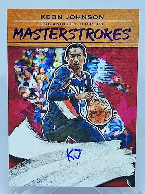 2022-23 Panini Court Kings Masterstrokes Keon Johnson Clippers 16/35