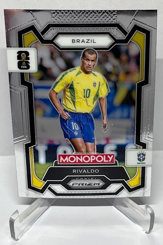 2026 Panini Monopoly Prizm FIFA World Cup Rivaldo Brazil #21