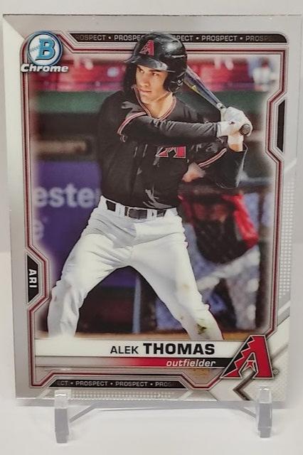 2021 Topps Bowman Chrome RC Alek Thomas Arizona