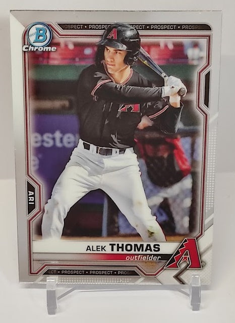 2021 Topps Bowman Chrome RC Alek Thomas Arizona