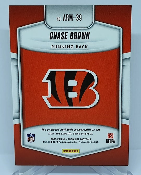 2023 Panin Absolute RC Chase Brown Cincinnati Bengals *1