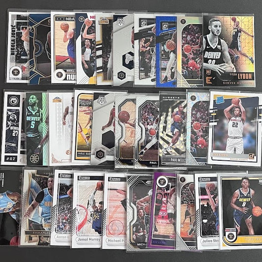 30 Card Team Lot DENVER NUGGETS Rookies & Veterans A
