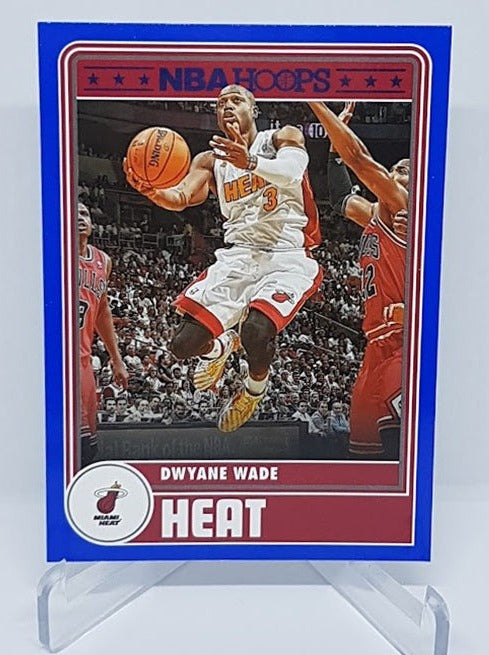 2023-24 Panini Hoops Tribute Blue Dwayne Wade Heat #299