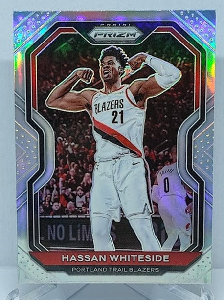 2020-21 Panini Prizm Silver Hassan Whiteside Portland #158