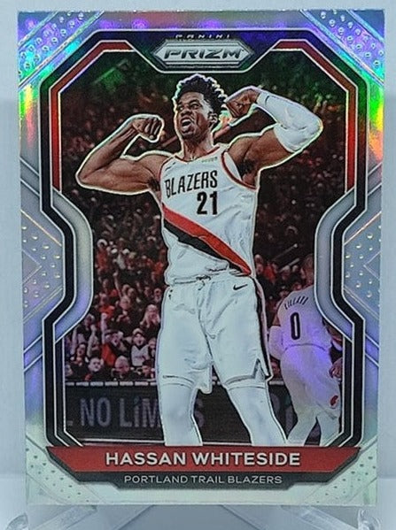 2020-21 Panini Prizm Silver Hassan Whiteside Portland #158