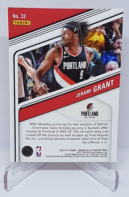 2022-23 Panini Donruss Elite Orange Jerami Grant Portland #32