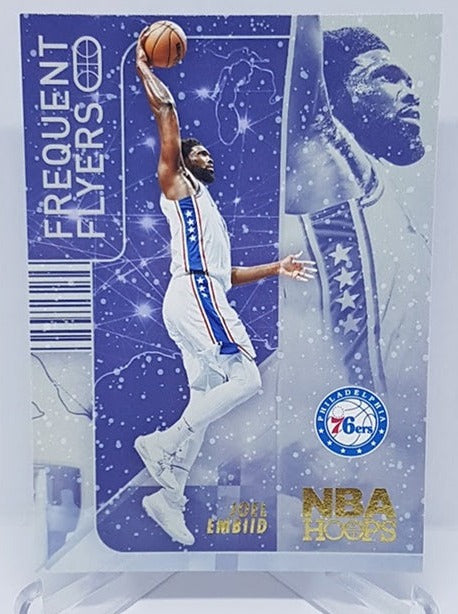 2022-23 Panini Hoops Winter Frequent Flyers Joel Embiid 76ers #10