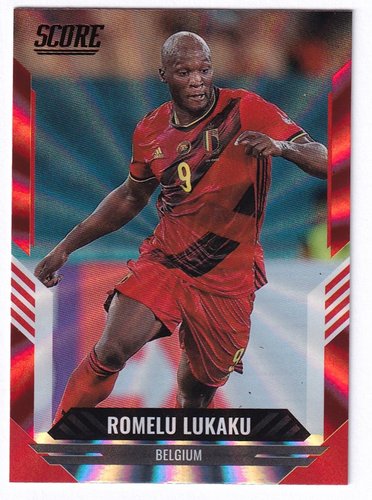 2021-22 Panini Score FIFA Red Laser Romelu Lukaku #15