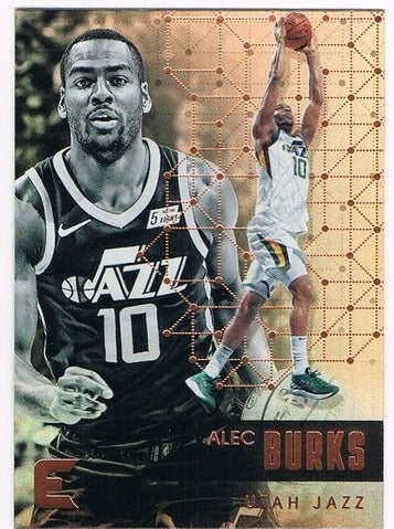 2017-18 Panini Essentials Alec Burks Jazz #19