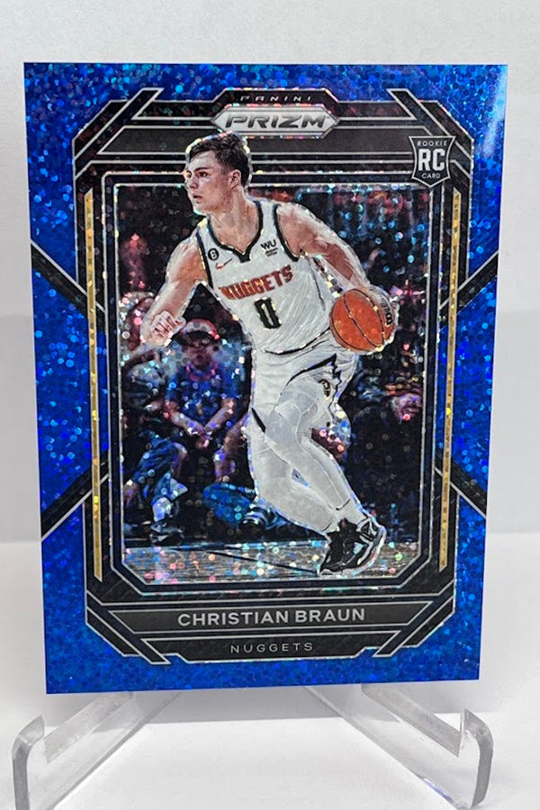 2022-23 Panini Prizm Sparkle RC Christian Braun Nuggets 030/144 #223