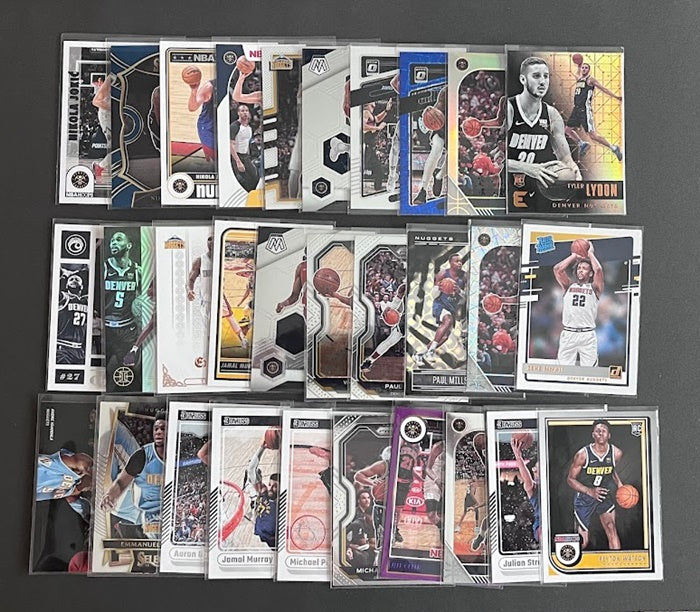 30 Card Team Lot DENVER NUGGETS Rookies & Veterans A