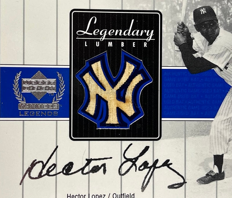2000 Upper Deck Yankee Legends Legendary Lumber Hector Lopez NY Yankees