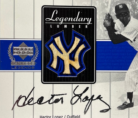 2000 Upper Deck Yankee Legends Legendary Lumber Hector Lopez NY Yankees