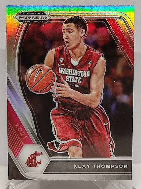 2021 Panini Prizm Draft Picks Silver Prizm Klay Thompson #82