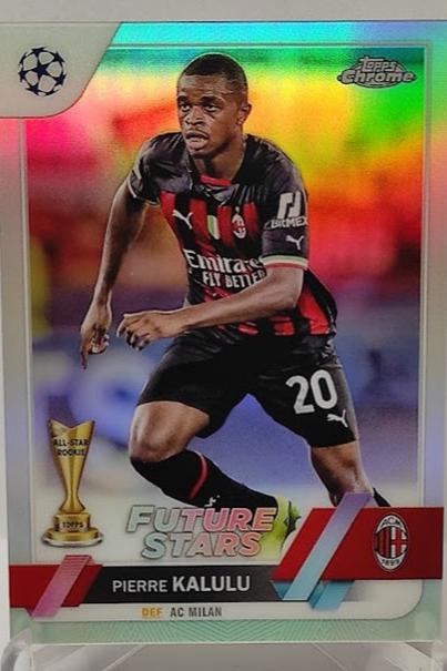 2023 Topps Chrome UCL Refractor Future Stars Pierre Kalulu Milan #93