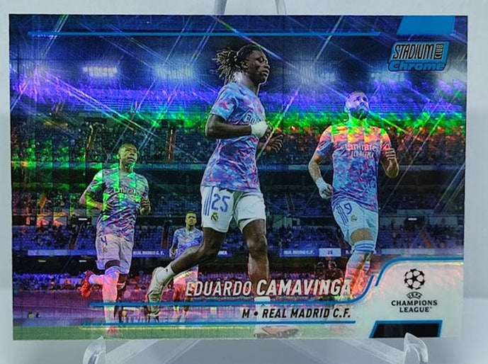 2022 Topps Stadium Club Chrome Eduardo Camavinga Madrid #89