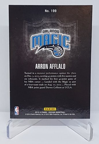 2013-14 Panini Crusade Aaron Afflalo Magic #199