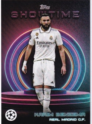 2022-23 Topps Showtime Champions League Karim Benzema Real Madrid
