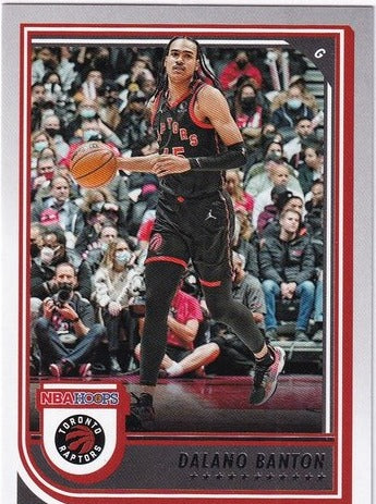 2022-23 Panini Hoops Dalano Banton Raptors #43