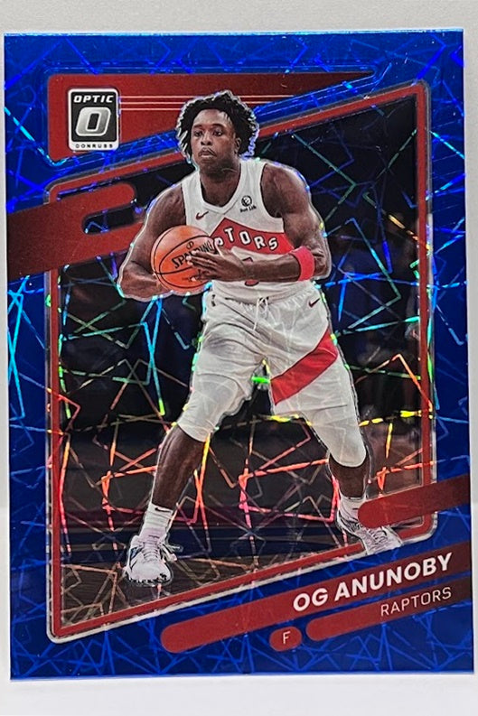 2021-22 Panini Optic Blue Velocity Prizm OG Anunoby Raptors #119